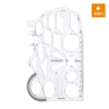 Xiaoyu Function Template Ruler, junior high school ruler, math ruler, geometry drawing board, student drawing function drawing magic tool Specification image
